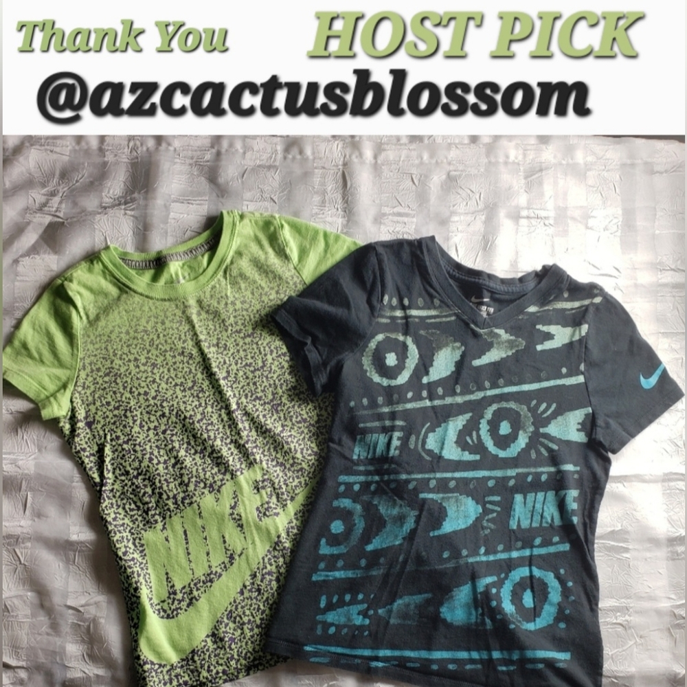 2x HP! EUC! 2 NIKE TOPS T-SHIRTS